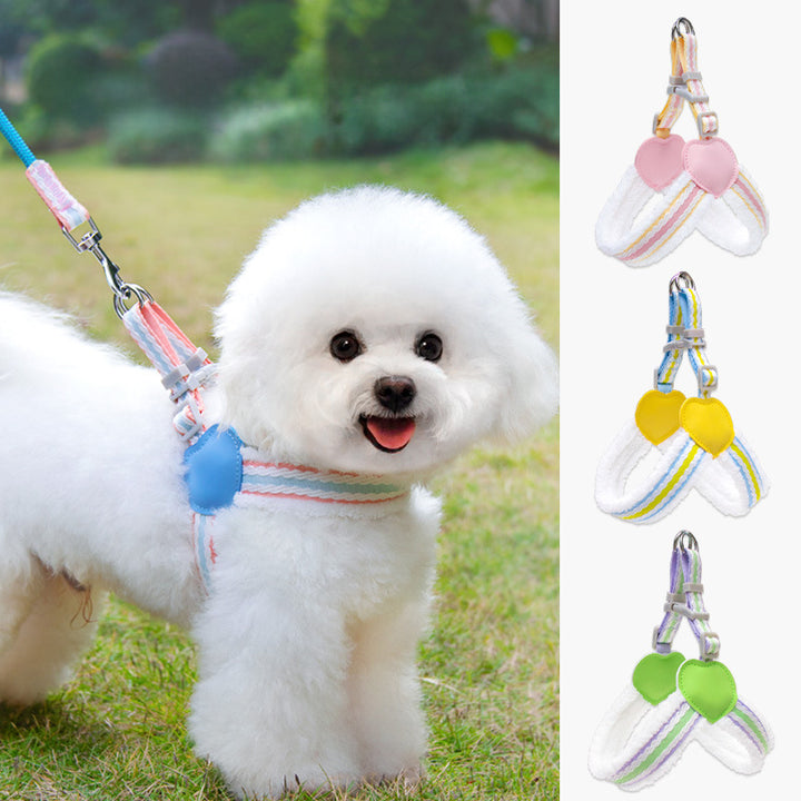 Breathable Chest Vest Adjustable Pet Walking Leash Harness