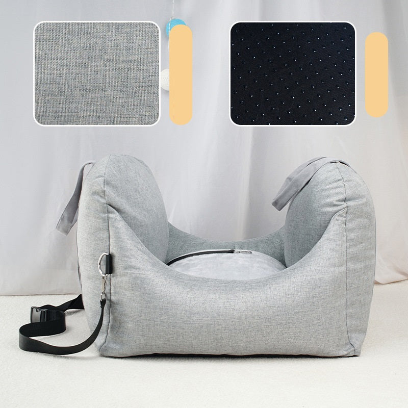Pet Detachable Washable Portable Car Seat Carrier Travel Bed