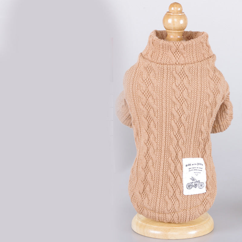 Warm Knit Pet Sweater For Cold Weather