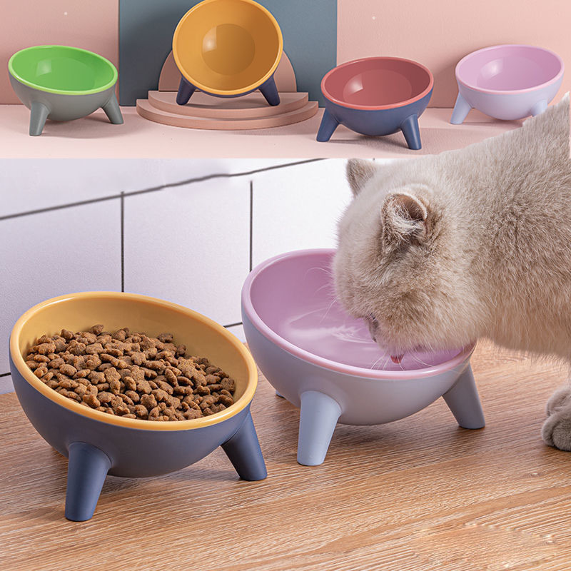 Nordic Style Elevated Stand Feeding Bowl Pet Dish