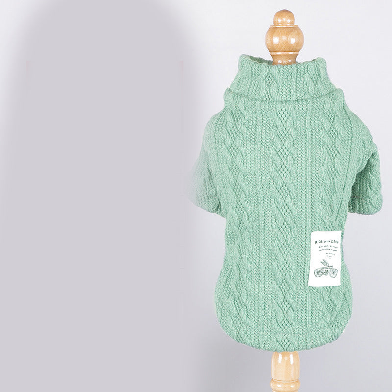 Warm Knit Pet Sweater For Cold Weather