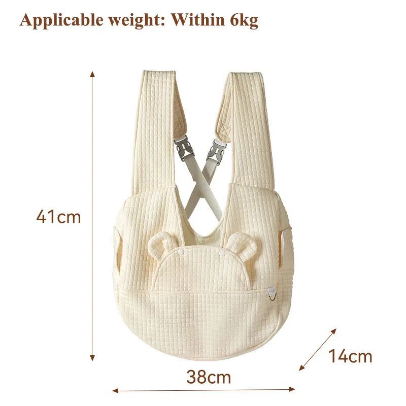 Pet Breathable Outdoor Chest Backpack Carrier Travel Bag