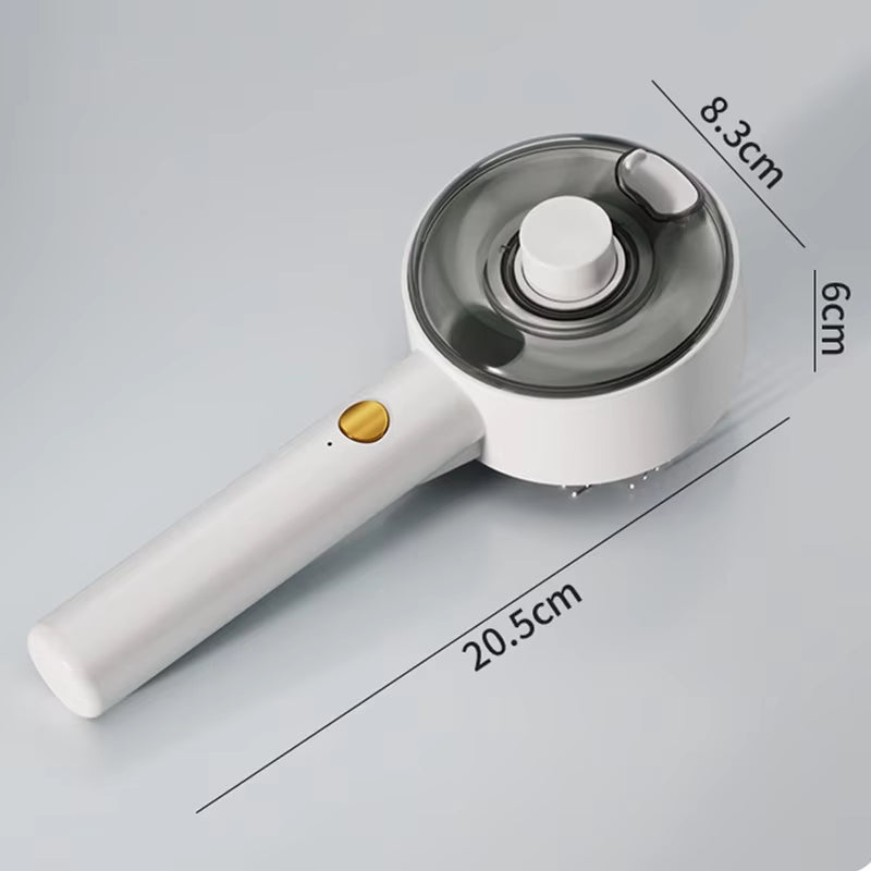 Electric Steam Spray Massage Grooming Shedding Pet Brush