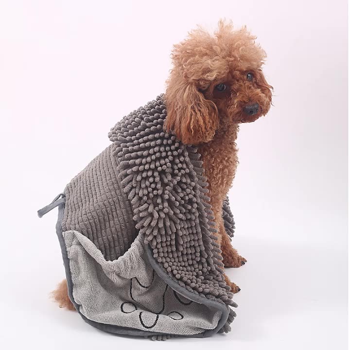 Pet Chenille Absorbent Bath Towel