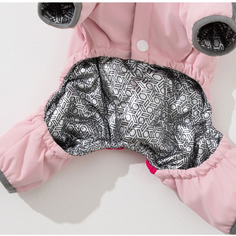 Fleece Lined Pet Winter Cotton Jacket For Small Medium Pets