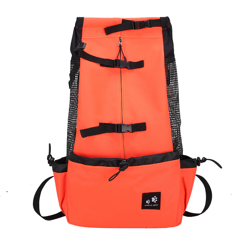 Pet Portable Outdoor Travel Backpack Double Shoulder Carrier Bag