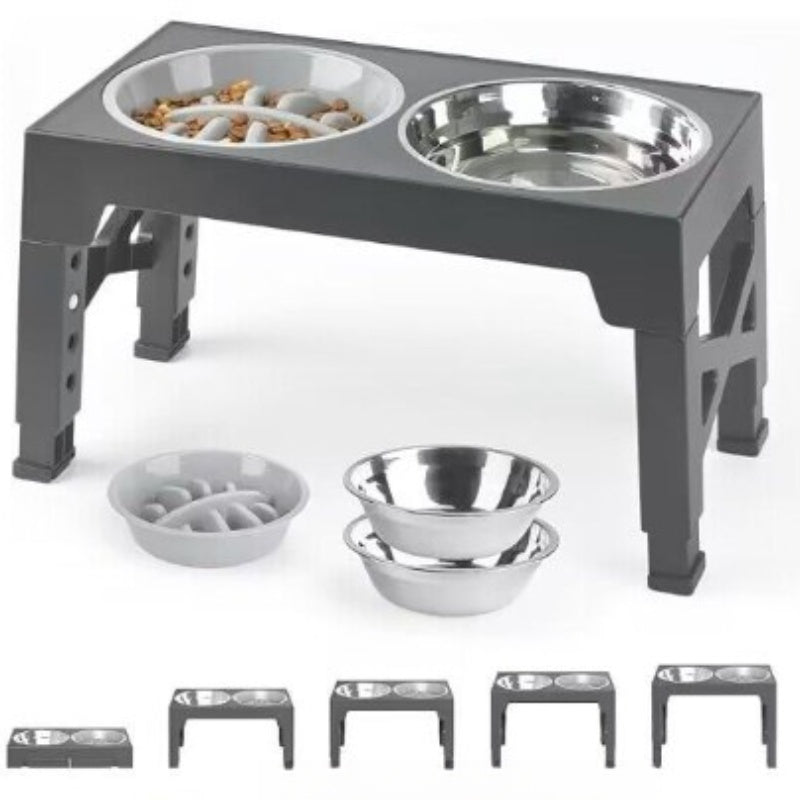 Elevated Anti Tumble Neck Support Feeding Bowl Pet Dish