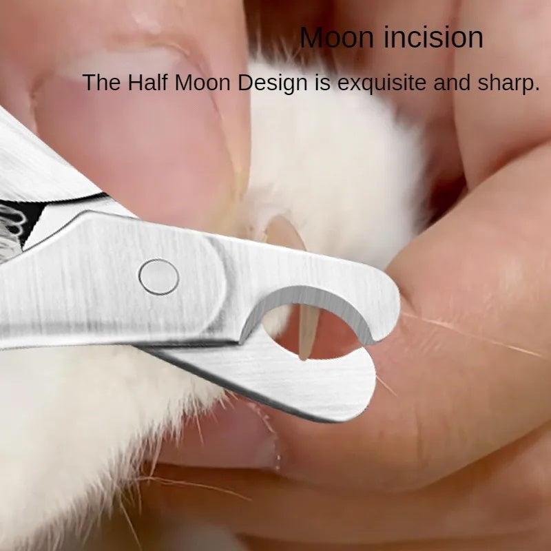 Professional Stainless Steel Pet Nail Clipper Safety Grooming Trimmer