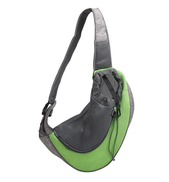 Mesh Oxford Pet Carrier Sling Bag For Outdoor Travel