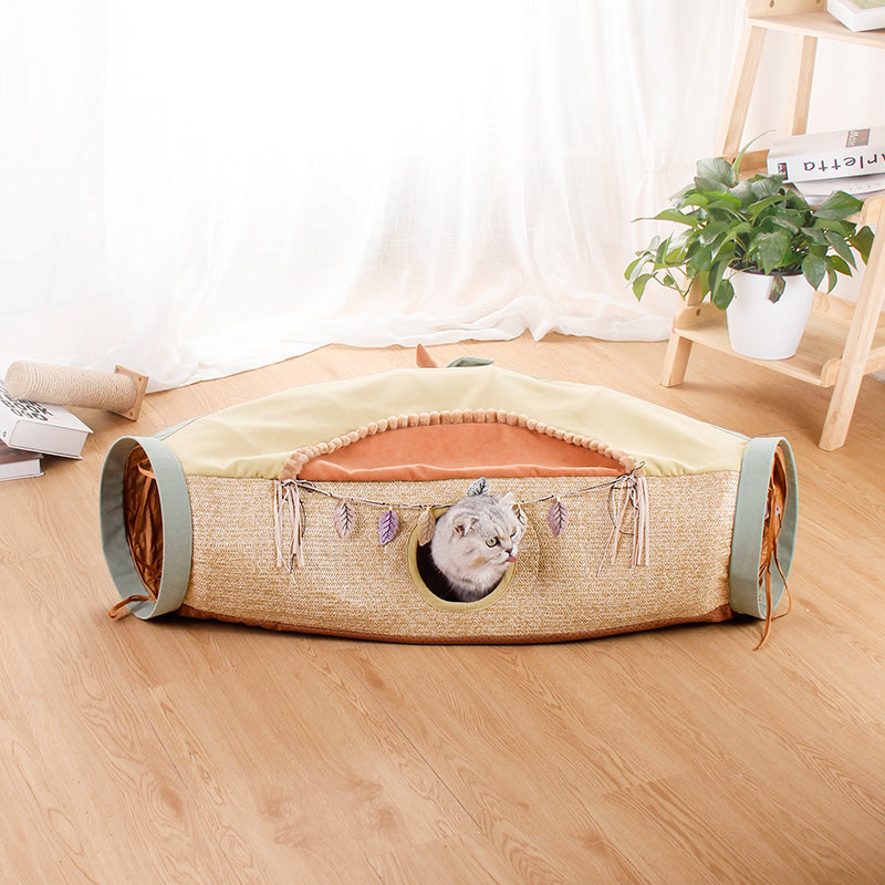 Interactive Pet Tunnel Roll And Climbing Toy
