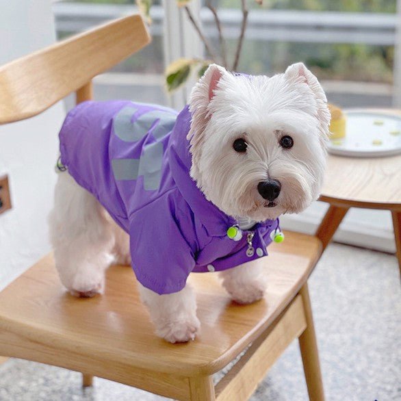 Warm Cotton Padded Pet Winter Jacket For Cold Weather