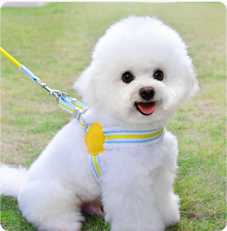 Breathable Chest Vest Adjustable Pet Walking Leash Harness