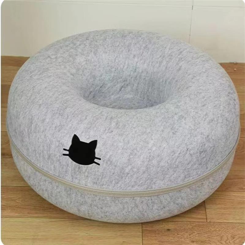 Pet Comfortable Round Tunnel Bed Mat