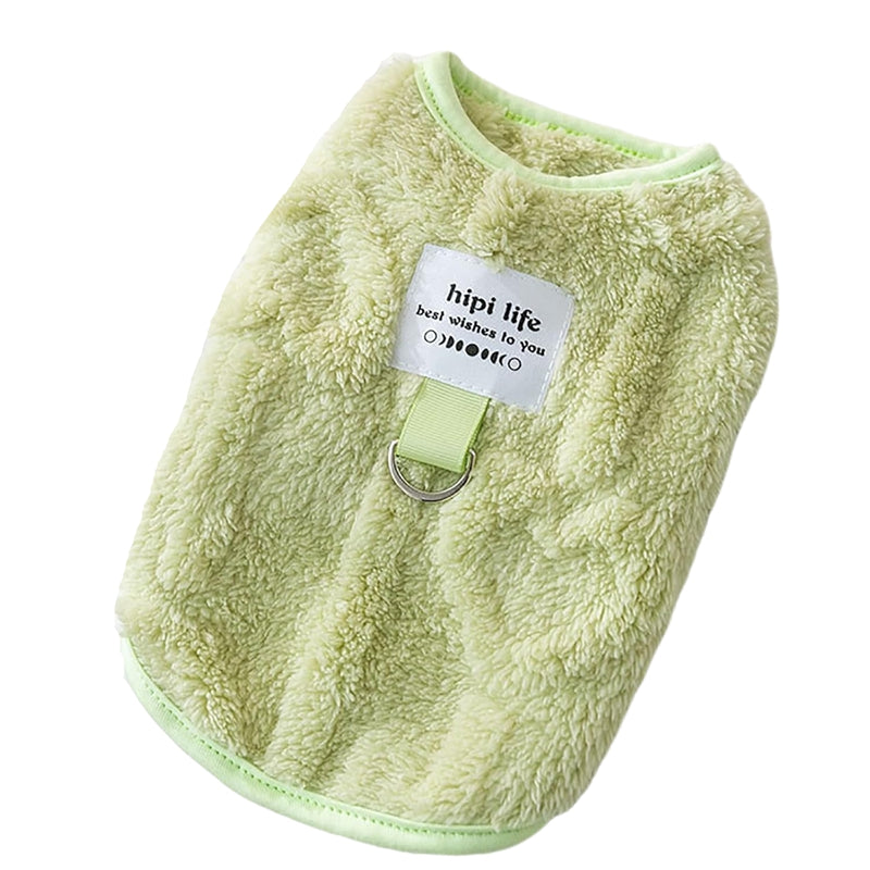 Pet Winter Warm Solid Color Down Jacket Vest Clothing