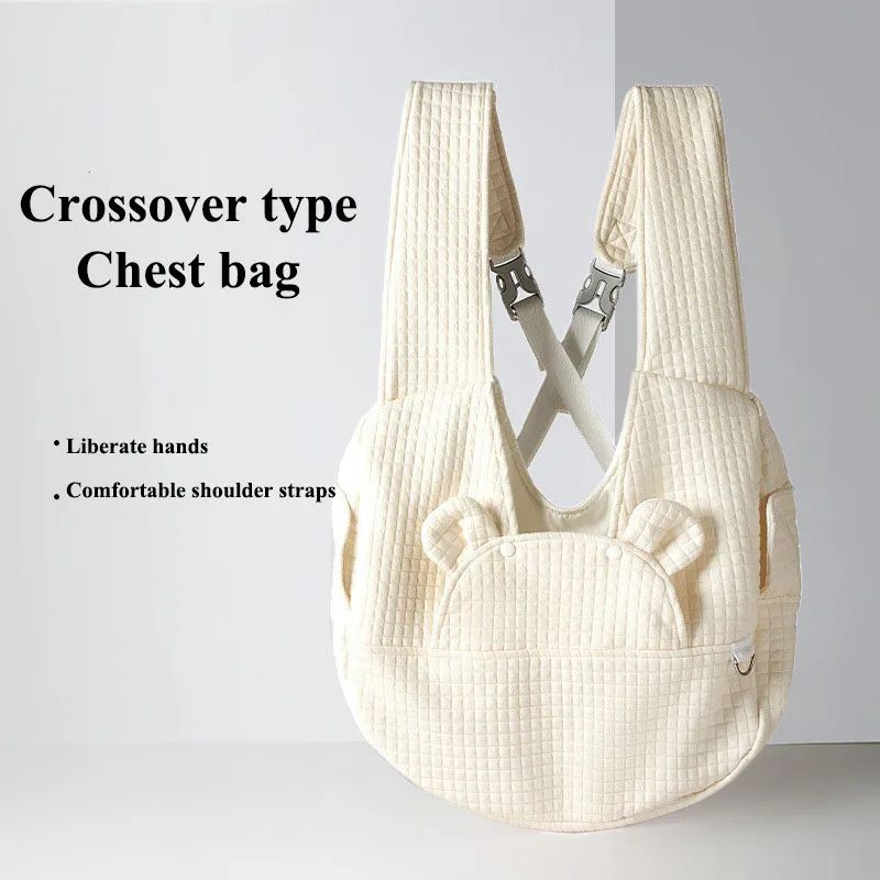 Pet Breathable Outdoor Chest Backpack Carrier Travel Bag