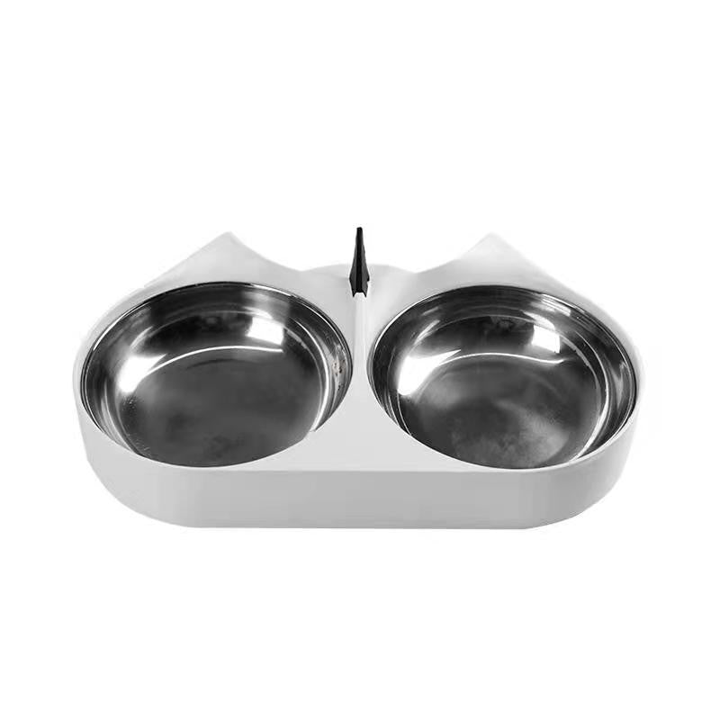 Automatic Capsule Double Bowl Feeding Pet Feeder