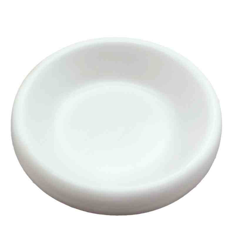 Solid Wood Stand Ceramic Pet Feeding Bowl