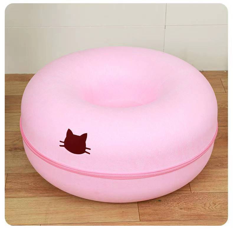 Pet Comfortable Round Tunnel Bed Mat
