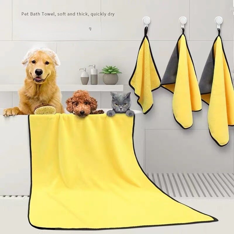 Pet Super Absorbent Quick Dry Microfiber Bath Towel
