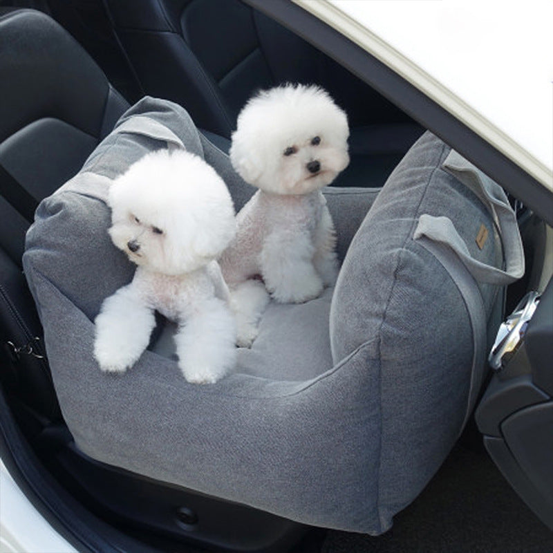 Pet Waterproof Portable Car Seat Carrier Safety Travel Basket