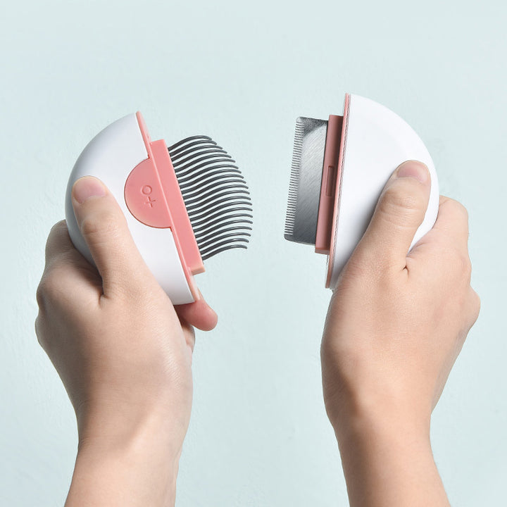 Steel Grooming Comb Stripping Detangling Pet Hair Brush