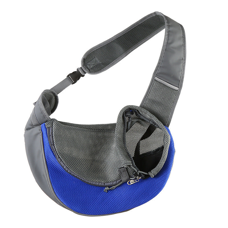 Mesh Oxford Pet Carrier Sling Bag For Outdoor Travel
