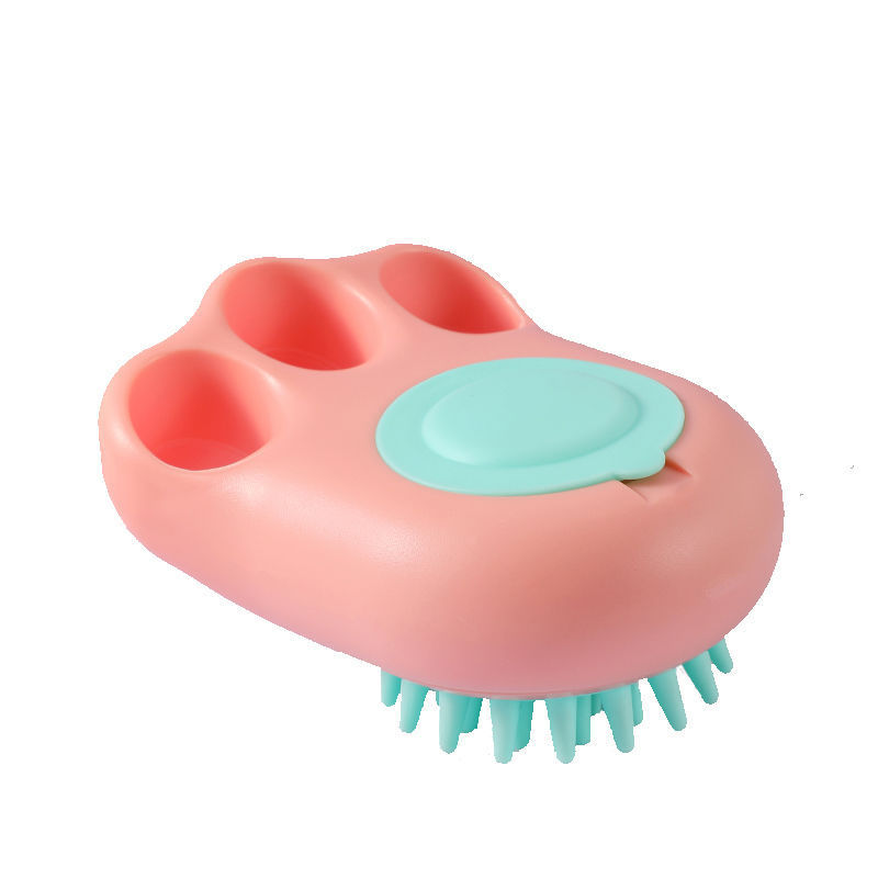 Pet Bath Massage Comb Cleaning Grooming Brush Tool