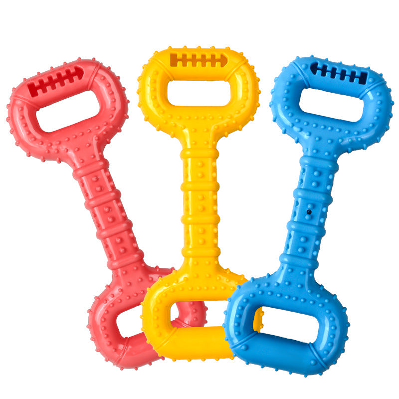 Long Lasting Interactive Chew Bone Tug Band Pet Toy