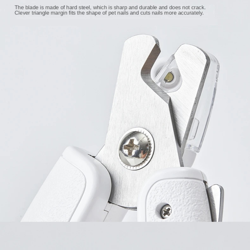 LED Light Pet Nail Clipper Scissors For Safe Grooming