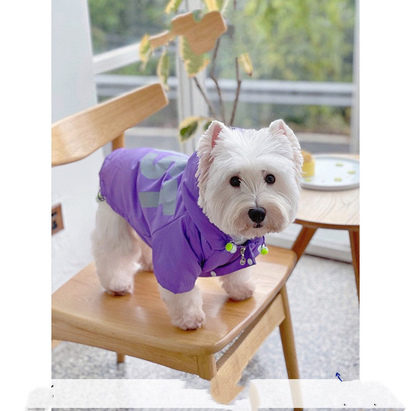 Warm Cotton Padded Pet Winter Jacket For Cold Weather