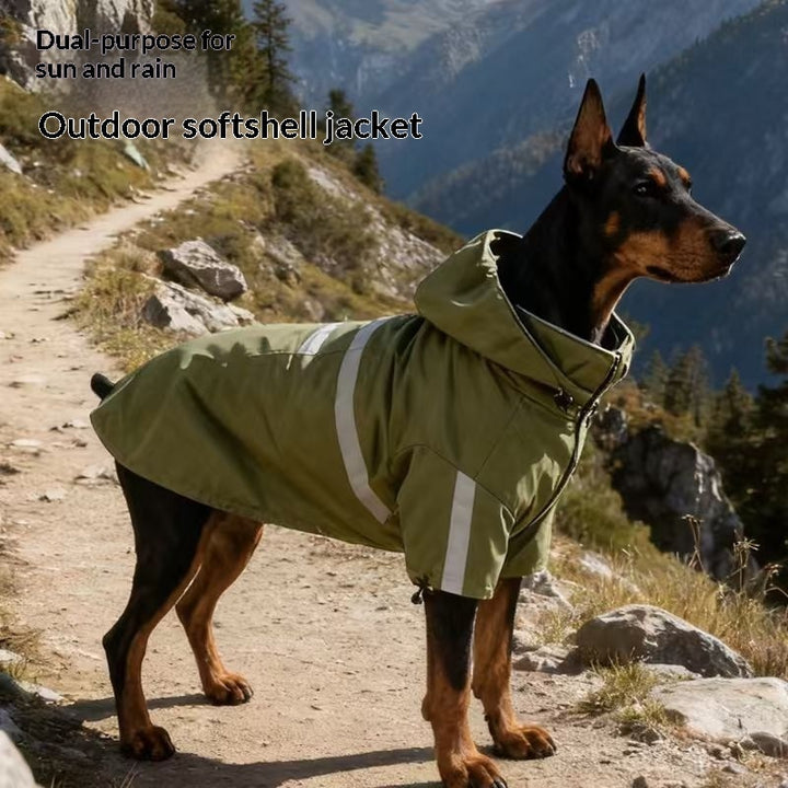 All Weather Tactical Pet Jacket For Autumn And Winter Outdoor Use