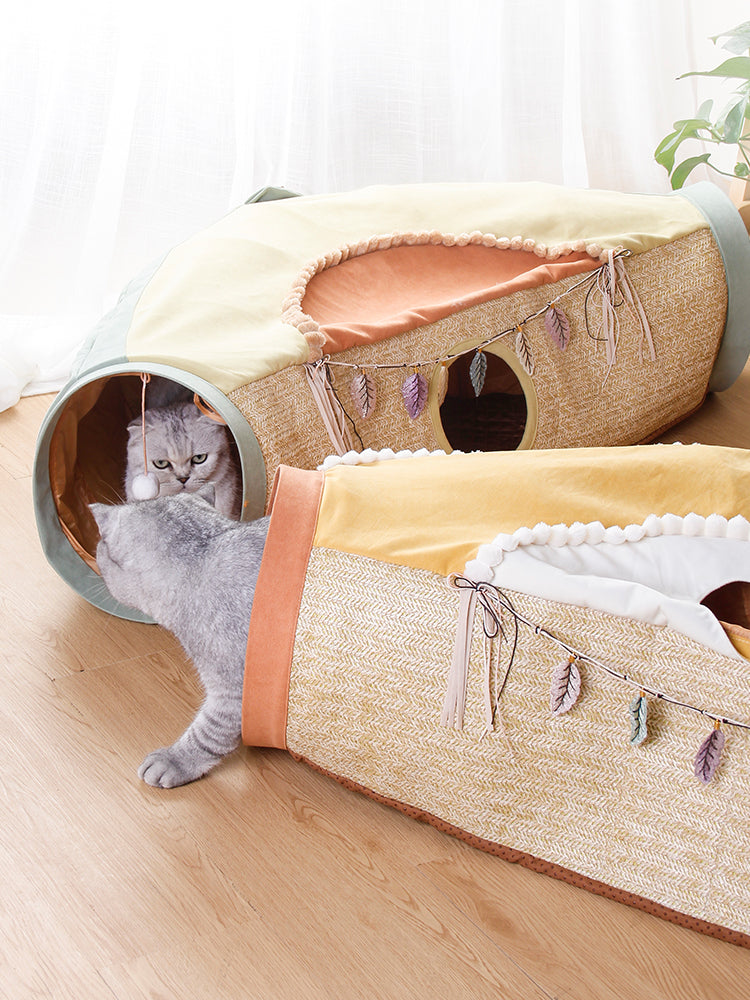 Interactive Pet Tunnel Roll And Climbing Toy