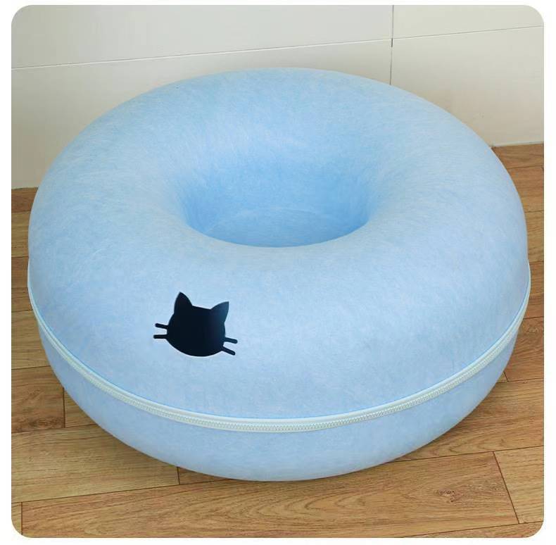 Pet Comfortable Round Tunnel Bed Mat