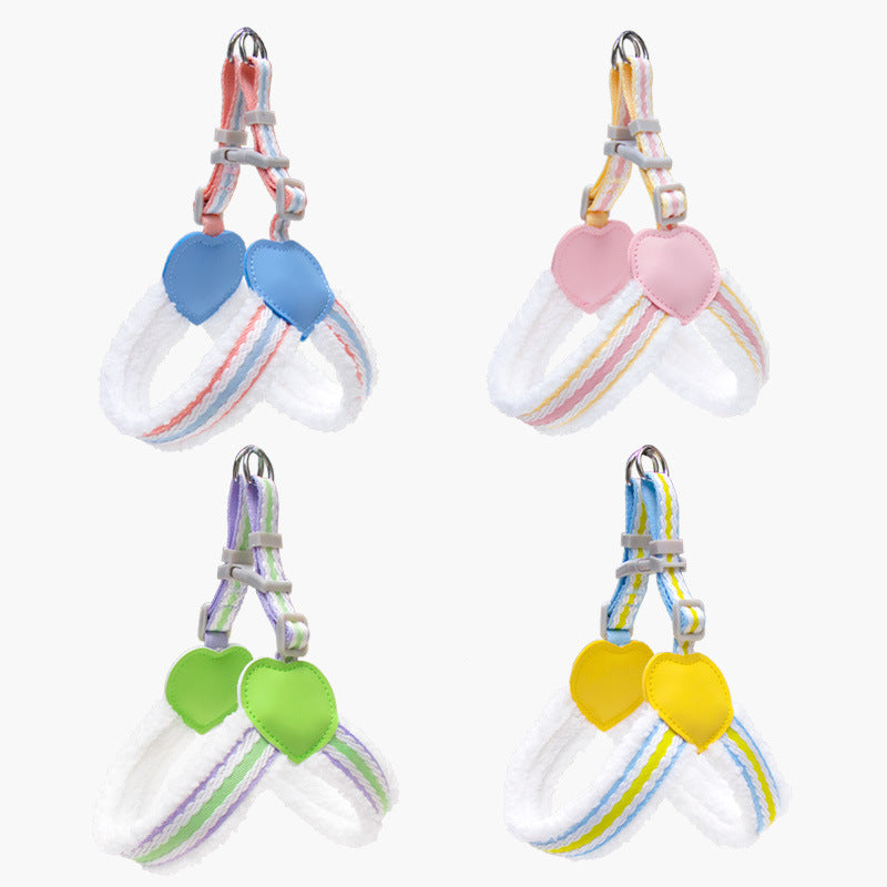 Breathable Chest Vest Adjustable Pet Walking Leash Harness