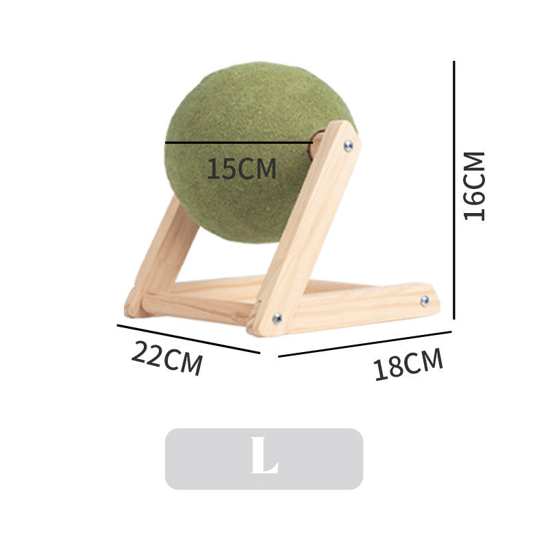 Natural Pet Catnip Balls With Holder Interactive Toy