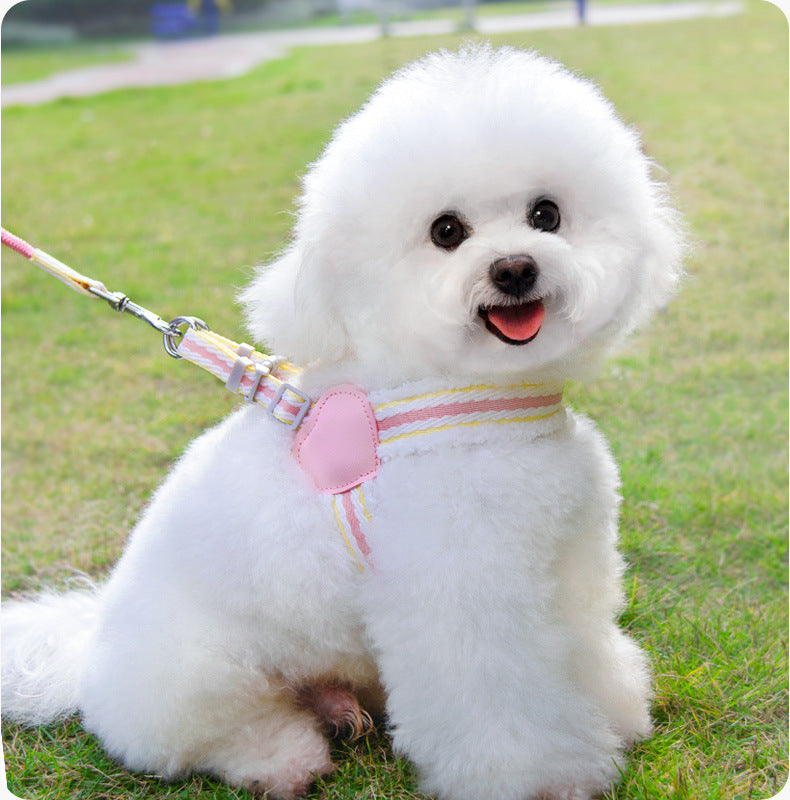 Breathable Chest Vest Adjustable Pet Walking Leash Harness