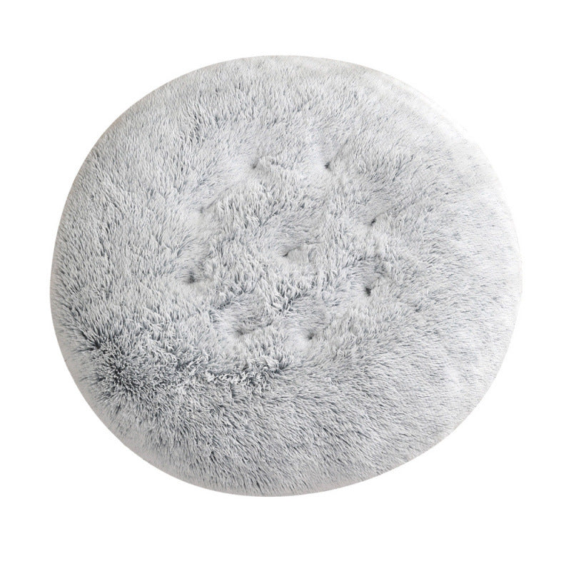 Pet Round Plush Warm Sleep Mat Bed House Cushion