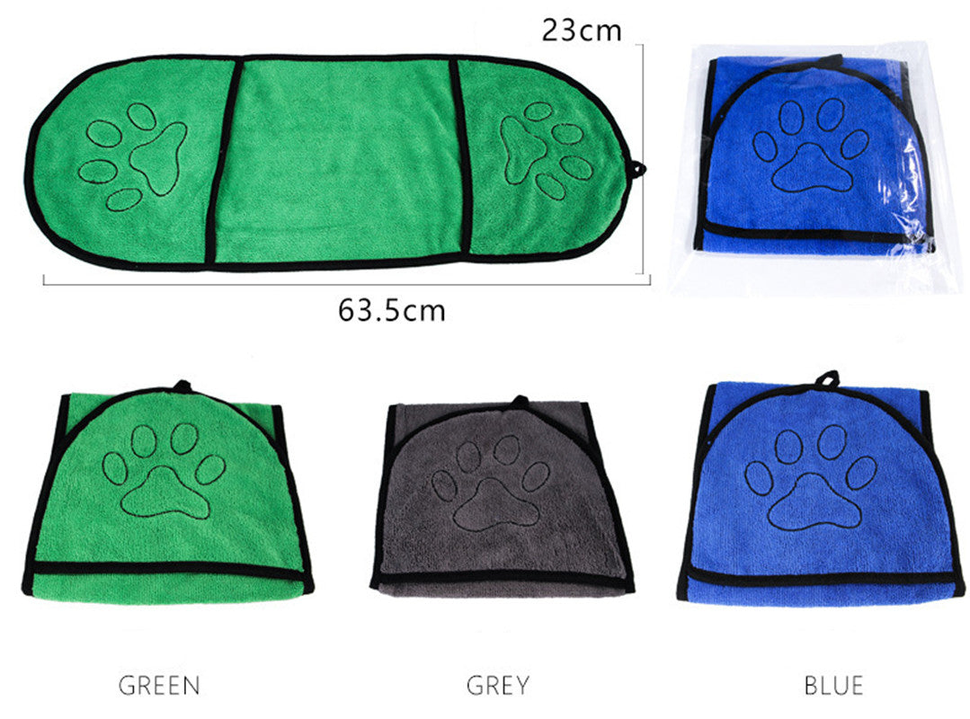 Pet Absorbent Quick Dry Bath Towel