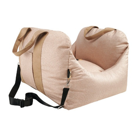 Pet Waterproof Portable Car Seat Carrier Safety Travel Basket