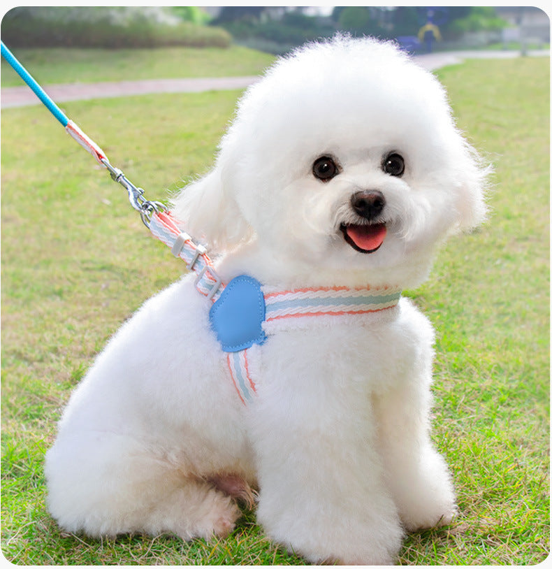 Breathable Chest Vest Adjustable Pet Walking Leash Harness