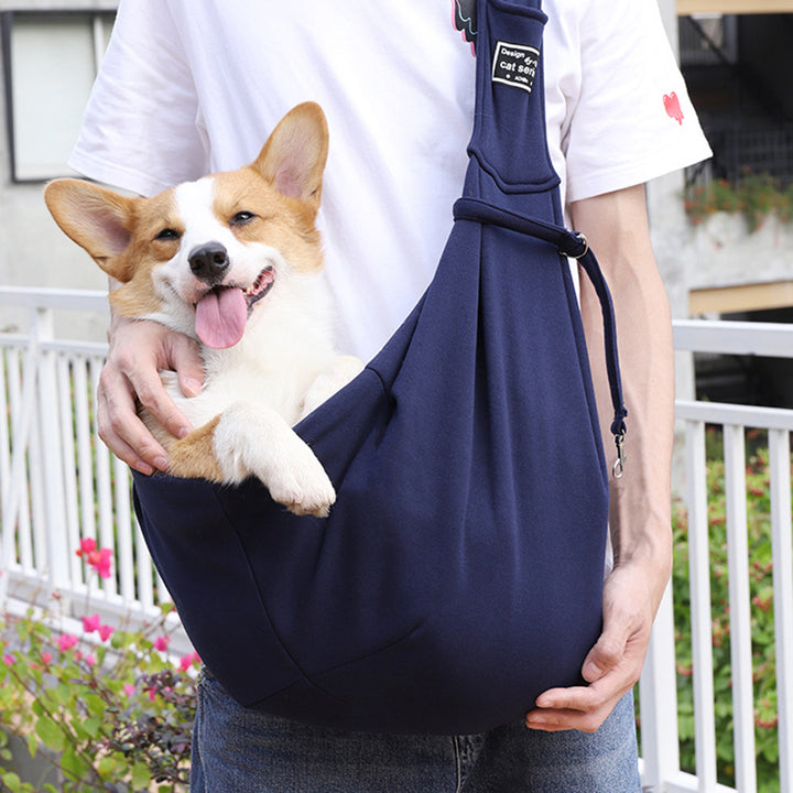 Pet Portable Cotton Travel Carrier Shoulder Crossbody Bag Tote