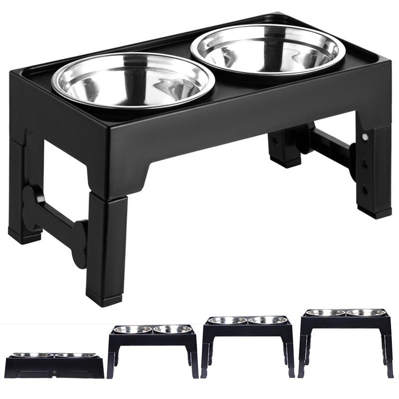 Elevated Anti Tumble Neck Support Feeding Bowl Pet Dish