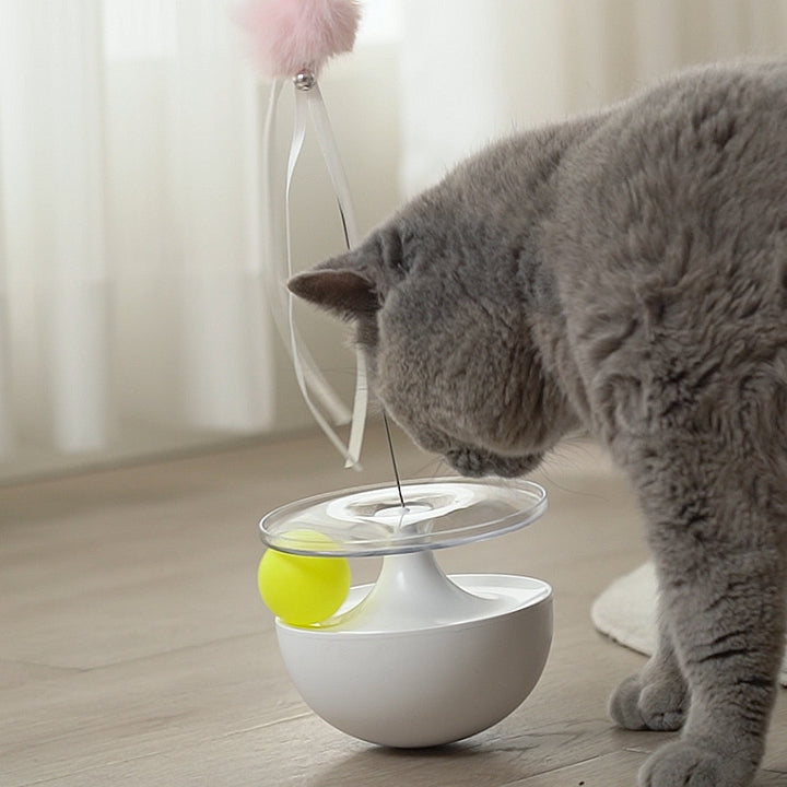 Self Balancing Pet Tumbler Toy Interactive Fun Stick