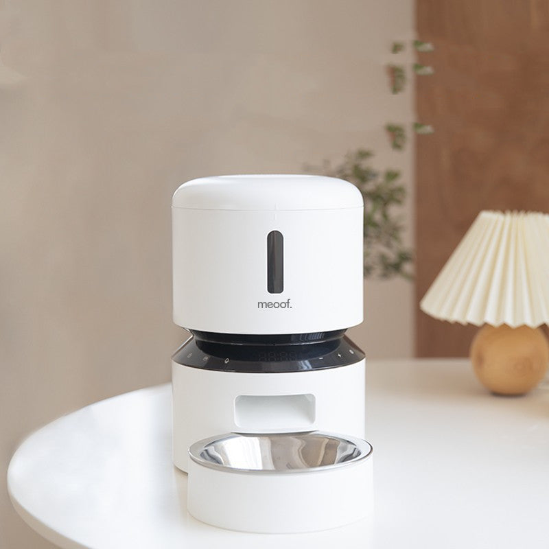Automatic Capsule Double Bowl Feeding Pet Feeder