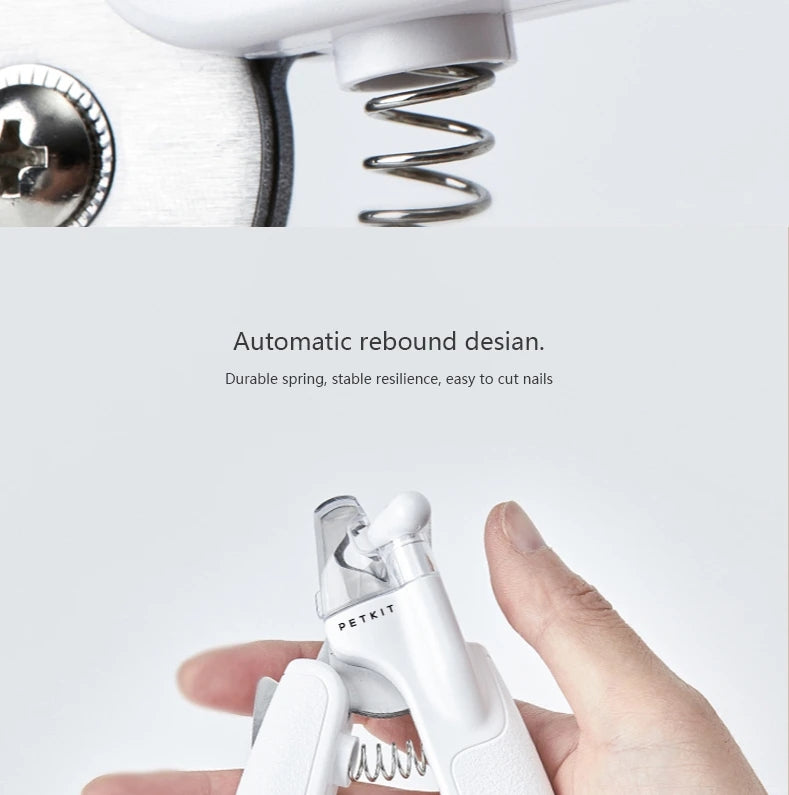 LED Light Pet Nail Clipper Scissors For Safe Grooming