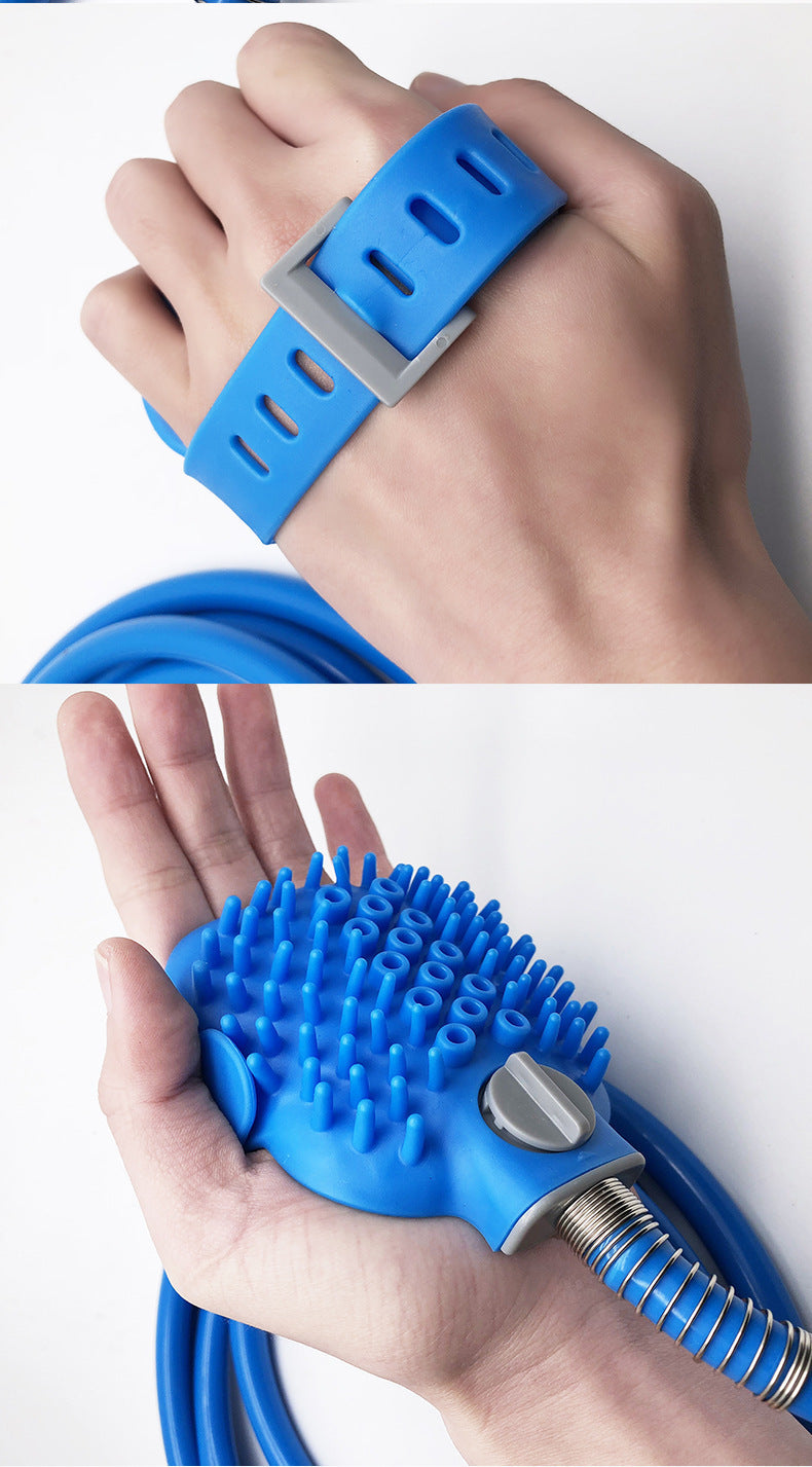 Pet Silicone Bathing Gloves Massage Shower Brush Tool