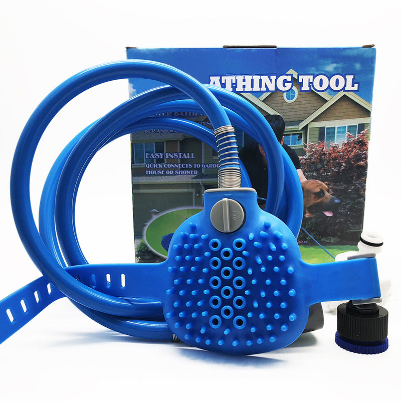 Pet Outdoor Bath Cleaning Massage Brush Tool