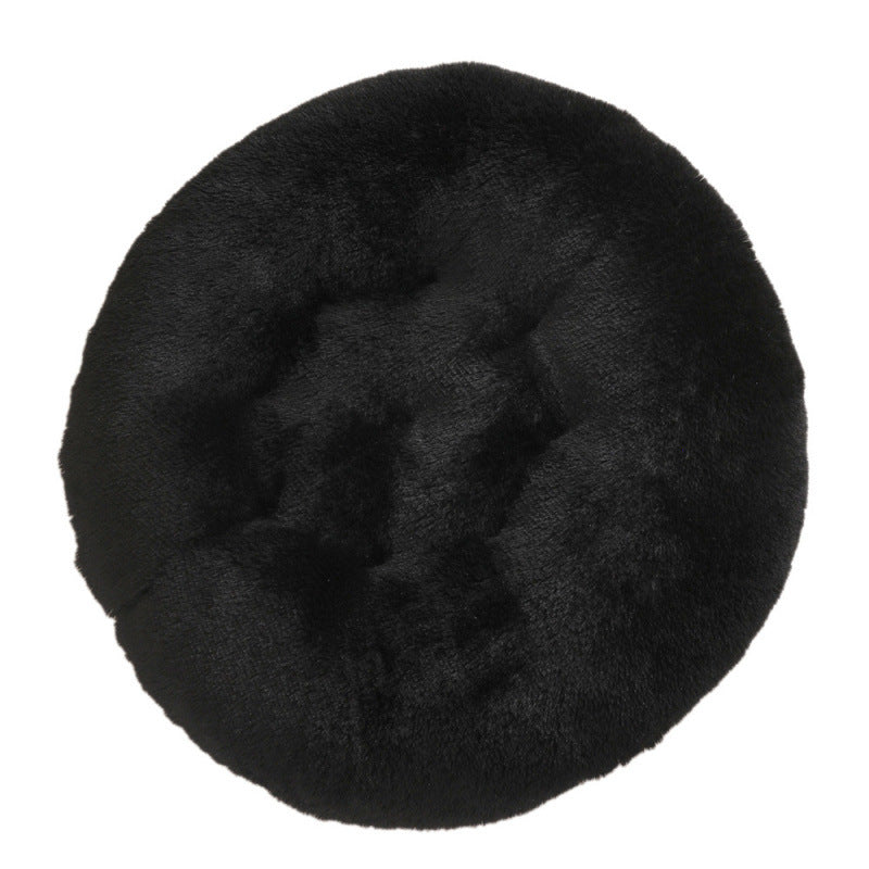 Pet Round Plush Warm Sleep Mat Bed House Cushion