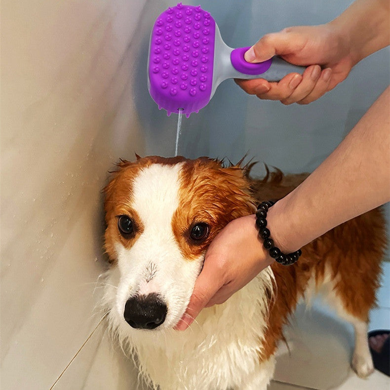 Pet Shower Massage Bath Brush Hair Cleaning Tool