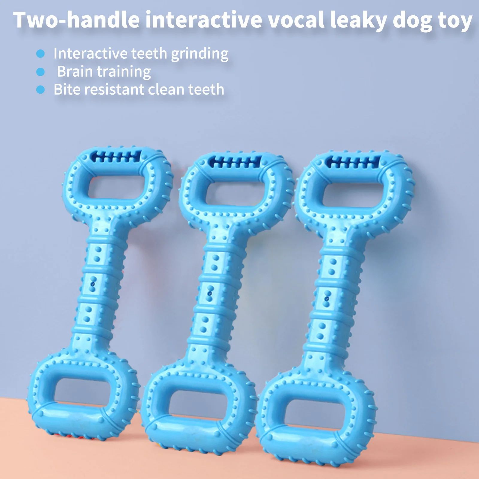 Long Lasting Interactive Chew Bone Tug Band Pet Toy